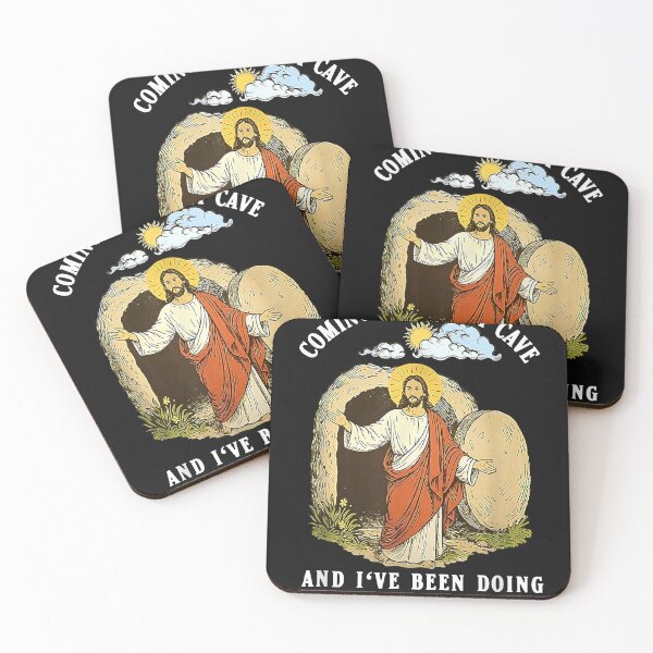Item preview, Jesus Coming Out Of My Cave And I'Ve Been Doing Just Fine T designed and sold by kiemtienquade20.