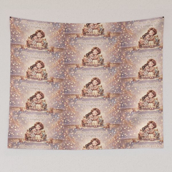 Item preview, Moms: Quiet heroes of daughters designed and sold by UniqueVersion.