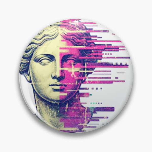 Item preview, Antique Glitch: Classical Statue Digital Dissolve designed and sold by RDproject.