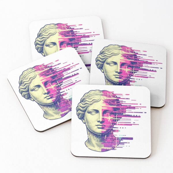 Item preview, Antique Glitch: Classical Statue Digital Dissolve designed and sold by RDproject.