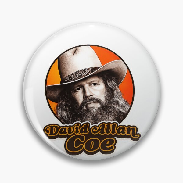 Item preview, Retro David Allan Coe Tribute Sticker designed and sold by Bigeasy22441.