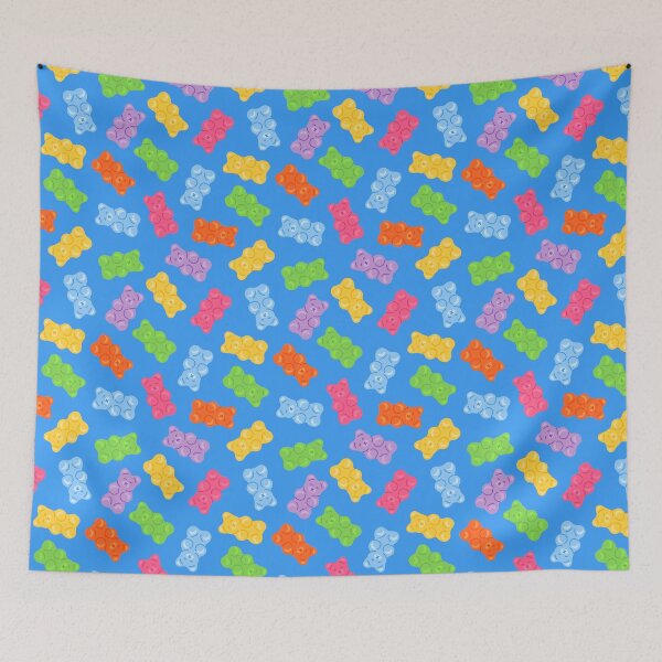 Item preview, Rainbow Gummy Bear Pattern designed and sold by Kusaka.art.