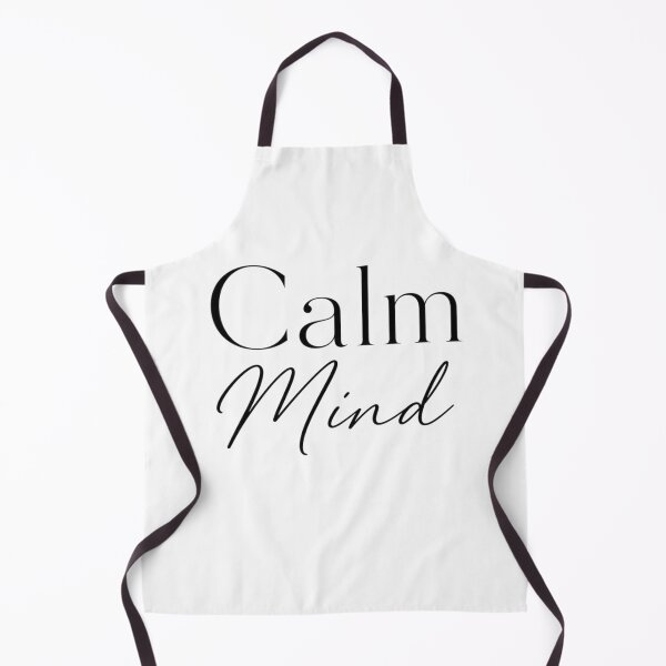 Item preview, Calm Mind Minimalist Quote Design | Aesthetic Typography Zen Wall Art | Simple Motivational Text Tee designed and sold by Sanika arts .