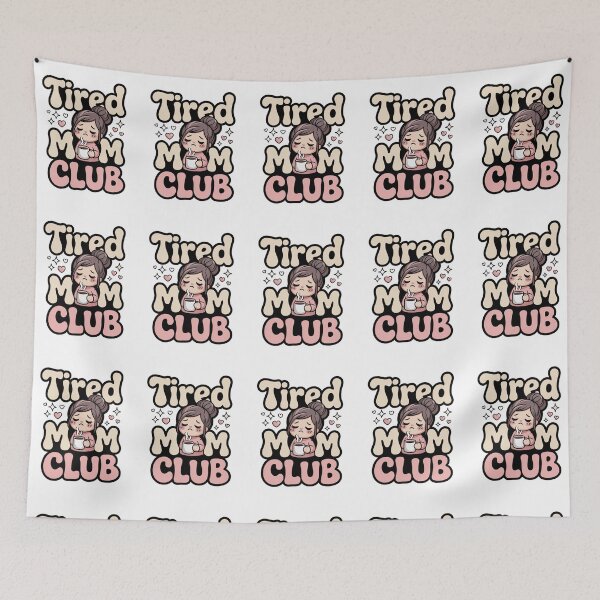 Item preview, Tired Mom Club Funny Coffee Lover Gift for Moms designed and sold by InspiredCreatives.