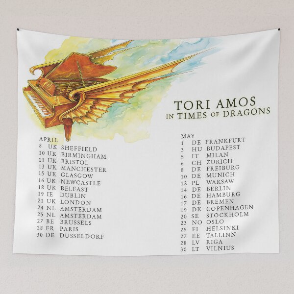 Item preview, tori amos in times of dragon tour dates 2026 pengulangan designed and sold by cwilson396.