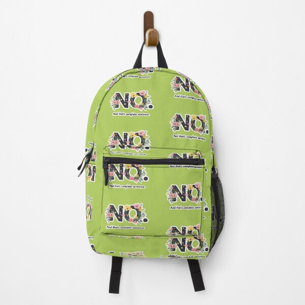 Item preview, No Is a Full Sentence designed and sold by RainToday.