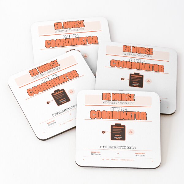 Item preview, ER Nurse Chaos Coordinator Funny Emergency Room Gift designed and sold by Mega-Shopping.