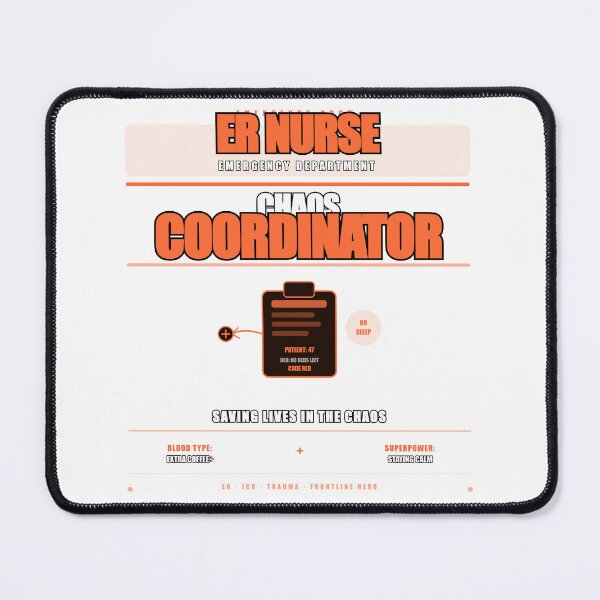 Item preview, ER Nurse Chaos Coordinator Funny Emergency Room Gift designed and sold by Mega-Shopping.