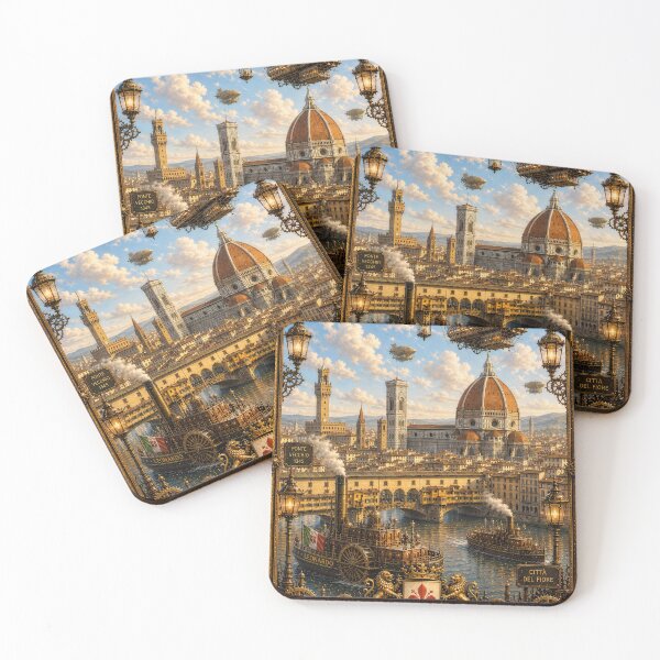 Item preview, Empire of Steam Florence – Renaissance Machines over the Arno designed and sold by Earth Celebration Designs.