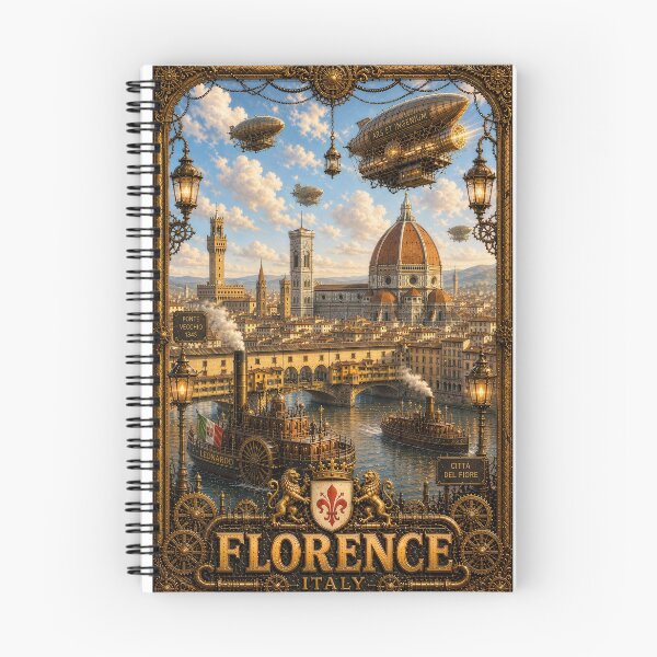 Item preview, Empire of Steam Florence – Renaissance Machines over the Arno designed and sold by Earth Celebration Designs.