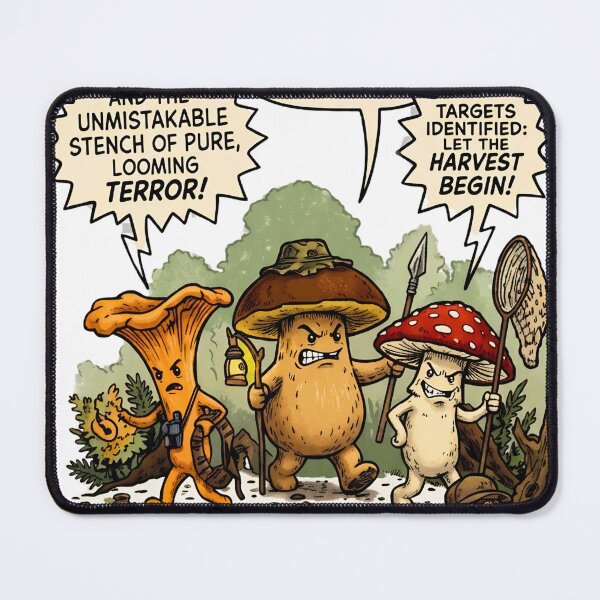 Item preview, Mushroom Revenge: The Human Harvest designed and sold by MaliceInWonderland.