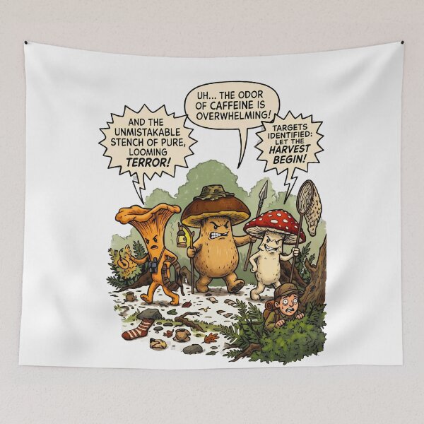 Item preview, Mushroom Revenge: The Human Harvest designed and sold by MaliceInWonderland.
