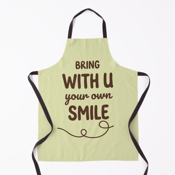 Item preview, Bring With U Your Own Smile - Positive Attitude Typography Design designed and sold by zakman02.