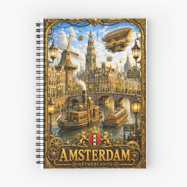 Item preview, Empire of Steam Amsterdam – Clockwork Canals and Flying Machines designed and sold by Earth Celebration Designs.