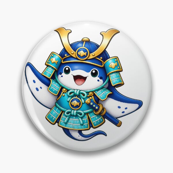 Item preview, Manta Maru the Samurai Ray designed and sold by samuraibloom.