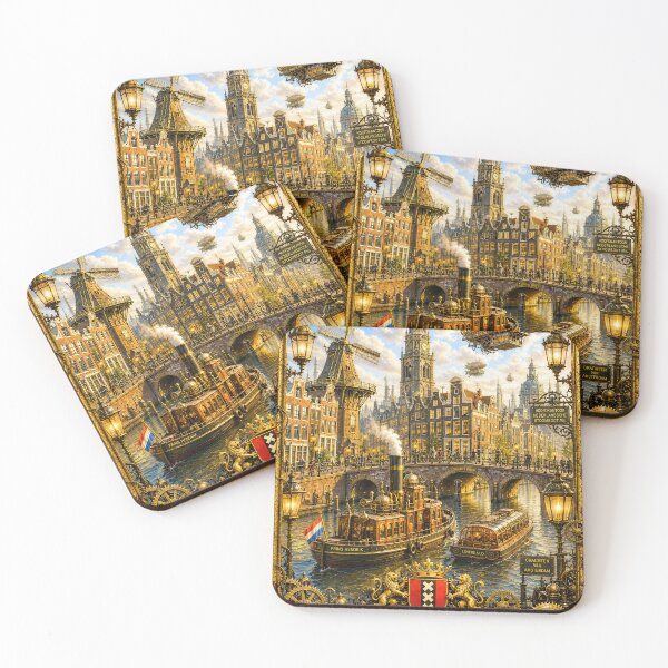 Item preview, Empire of Steam Amsterdam – Clockwork Canals and Flying Machines designed and sold by Earth Celebration Designs.