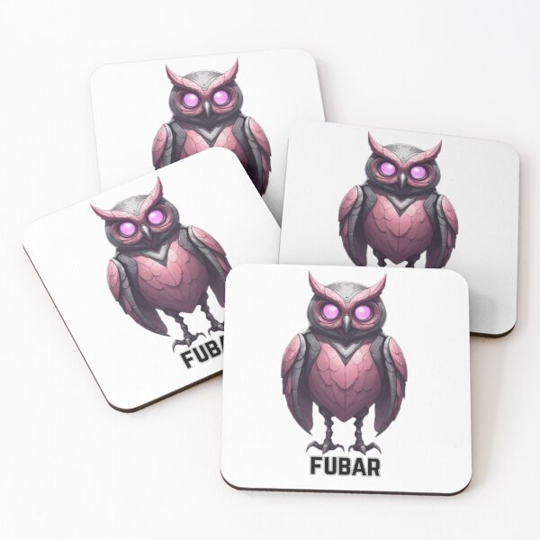 Item preview, FUBAR Robotic Owl – Cyberpunk Tech Ar designed and sold by dcohea.