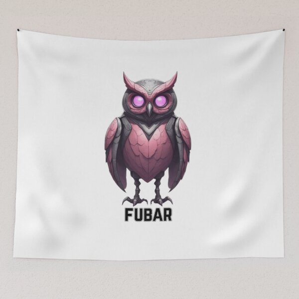 Item preview, FUBAR Robotic Owl – Cyberpunk Tech Ar designed and sold by dcohea.