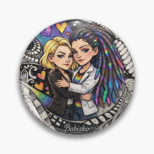 Item preview, Orphan Black : Cosima and Delphine Zentangle Babisko Art designed and sold by BABISKO ZEN ART.