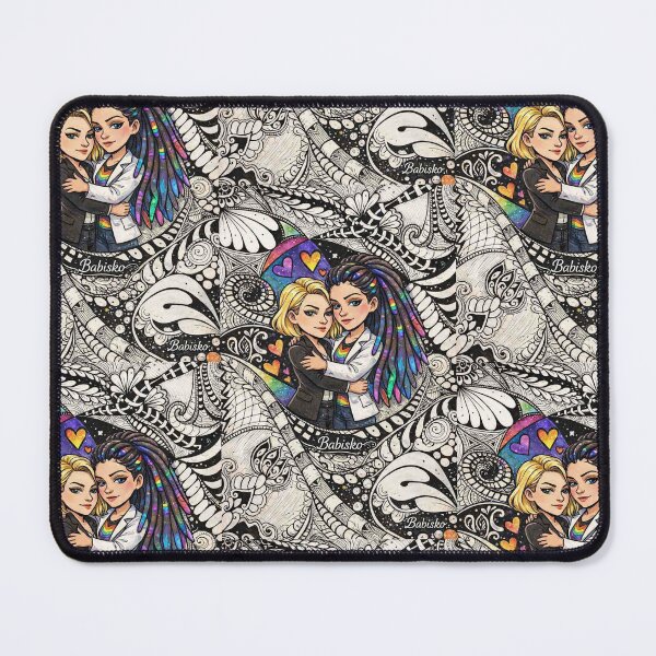 Item preview, Orphan Black : Cosima and Delphine Zentangle Babisko Art designed and sold by BABISKO ZEN ART.