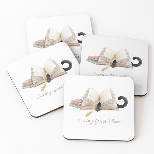 Item preview, Saving Your Place — Cat Bookmark Cozy Reader Tee designed and sold by kosimazaki.