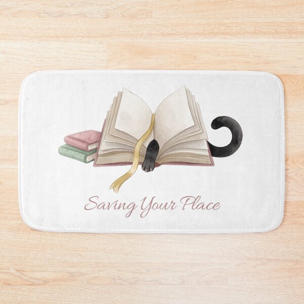 Item preview, Saving Your Place — Cat Bookmark Cozy Reader Tee designed and sold by kosimazaki.