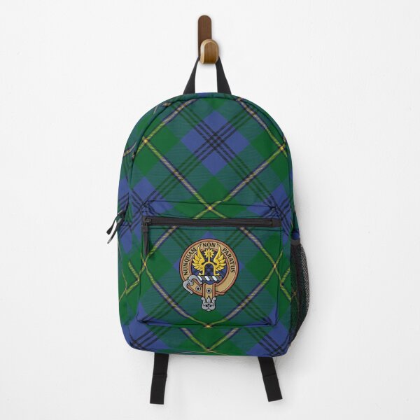 Item preview, Clan Johnston Crest over Tartan designed and sold by sifis.