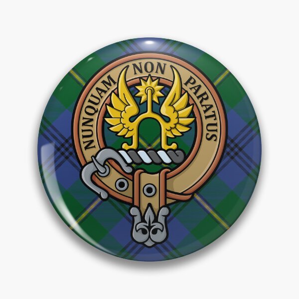 Item preview, Clan Johnston Crest over Tartan designed and sold by sifis.