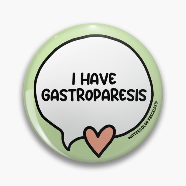 Item preview, I Have Gastroparesis Speech Bubble designed and sold by WCFreckles.