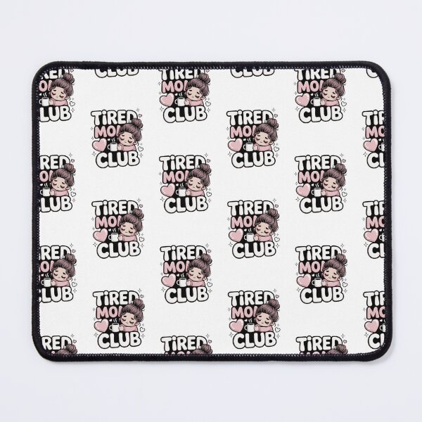 Item preview, Messy Bun Tired Mom Club Cute Motherhood Coffee Lover Design designed and sold by InspiredCreatives.