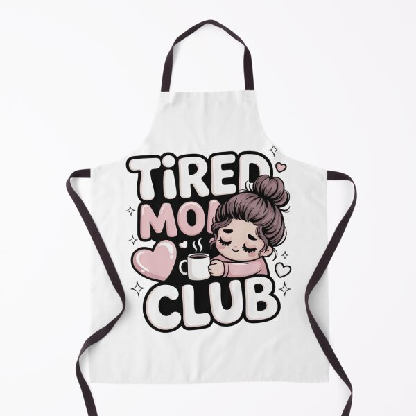 Item preview, Messy Bun Tired Mom Club Cute Motherhood Coffee Lover Design designed and sold by InspiredCreatives.