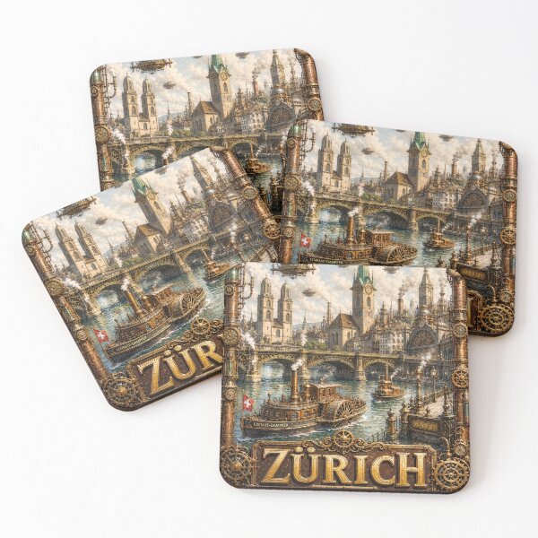Item preview, Empire of Steam Zurich – Brass Engines on the Limmat designed and sold by Earth Celebration Designs.