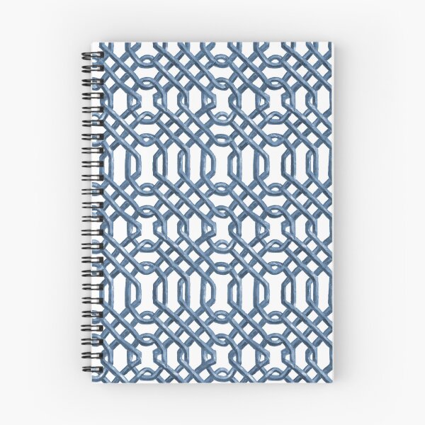 Item preview, Blue chinoiserie trellis designed and sold by AnnaGo.