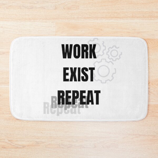 Item preview, Capricorn Zodiac Work Exist Repeat Typography Design designed and sold by Milena018.