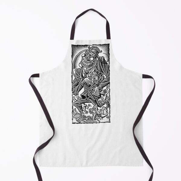 Item preview, giant boss with whip and martini glass terrorizes employees designed and sold by LisaHaney.