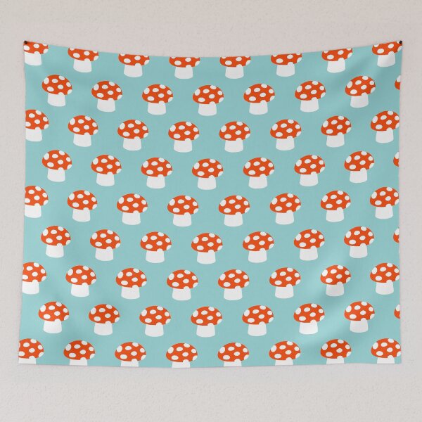 Item preview, Red Mushroom Pattern designed and sold by Kusaka.art.