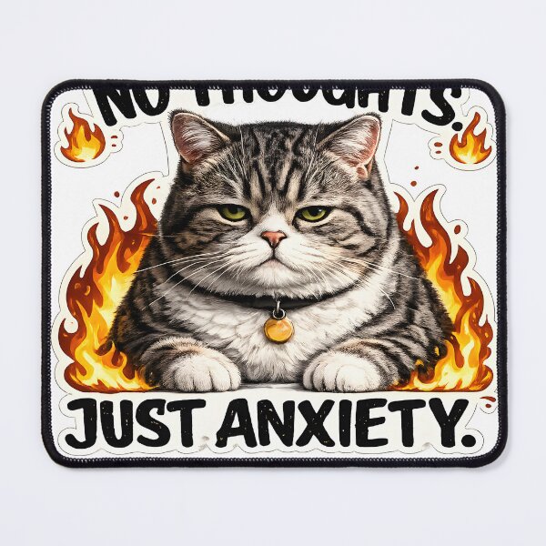 Item preview, No Thoughts Just Anxiety designed and sold by StickoStore.
