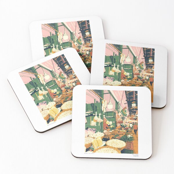 Item preview, Mumbai market illustration - Travels collection designed and sold by DANE_Projects.