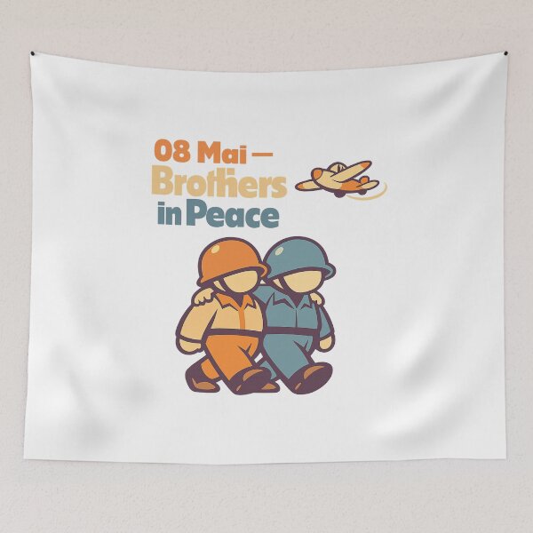 Item preview, Brothers in Peace – May 8, 1945 designed and sold by LuveraxArt.