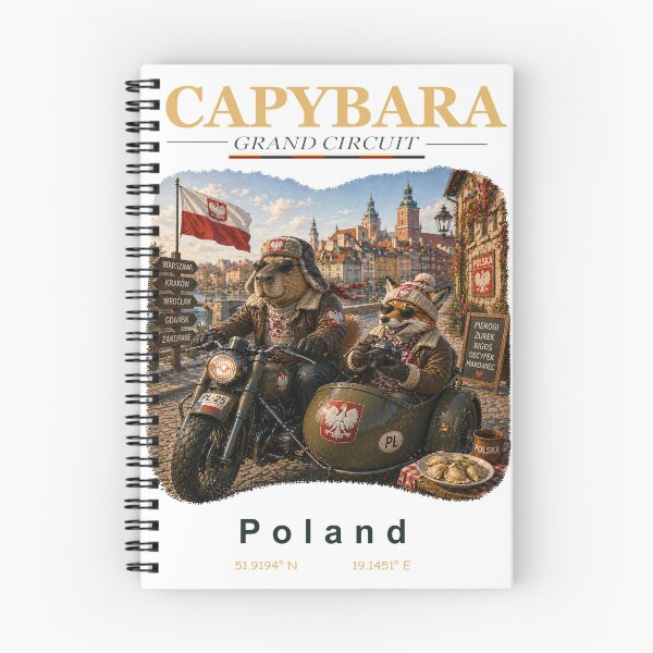 Item preview, Capybara Grand Circuit - Poland designed and sold by NAJURE.