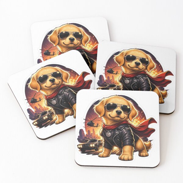 Item preview, Cool Dog Movie Star Sticker designed and sold by RDcollections.