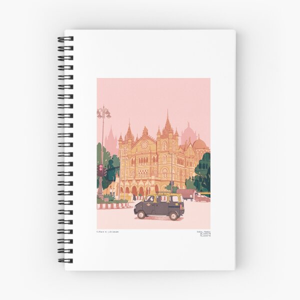 Item preview, Mumbai taxi illustration - Travels collection designed and sold by DANE_Projects.
