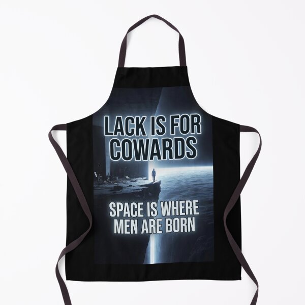 Item preview, Lack Is For Cowards | Stoic Space Philosophy Graphic Art designed and sold by MarioZ137.