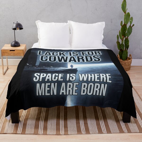 Item preview, Lack Is For Cowards | Stoic Space Philosophy Graphic Art designed and sold by MarioZ137.