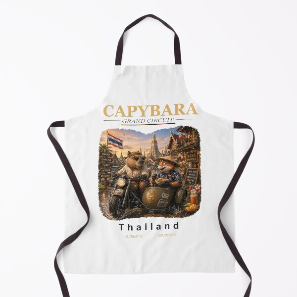 Item preview, Capybara Grand Circuit - Thailand designed and sold by NAJURE.