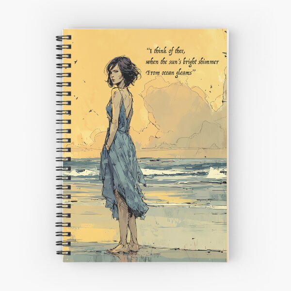 Item preview, I Think of Thee - Golden Shimmer of the Sea designed and sold by Banal25.