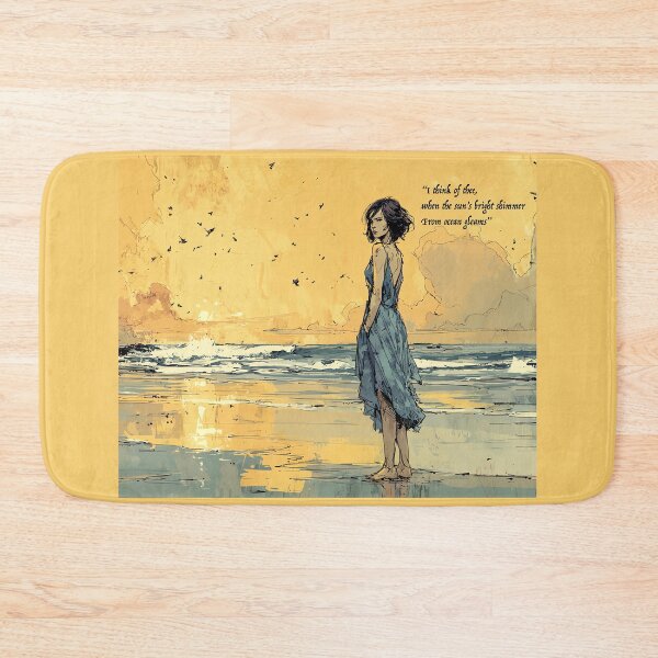 Item preview, I Think of Thee - Golden Shimmer of the Sea designed and sold by Banal25.