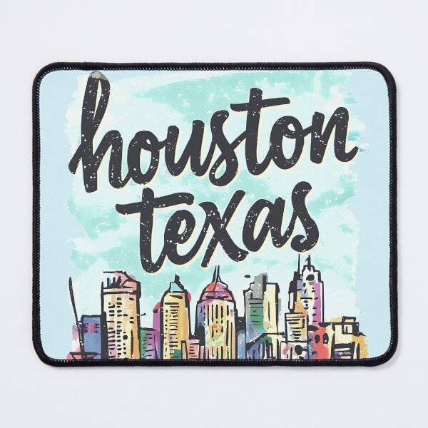 Item preview, Houston Texas Cool Artistic Minimalist Skyline Colorful City designed and sold by HowToCanadian.