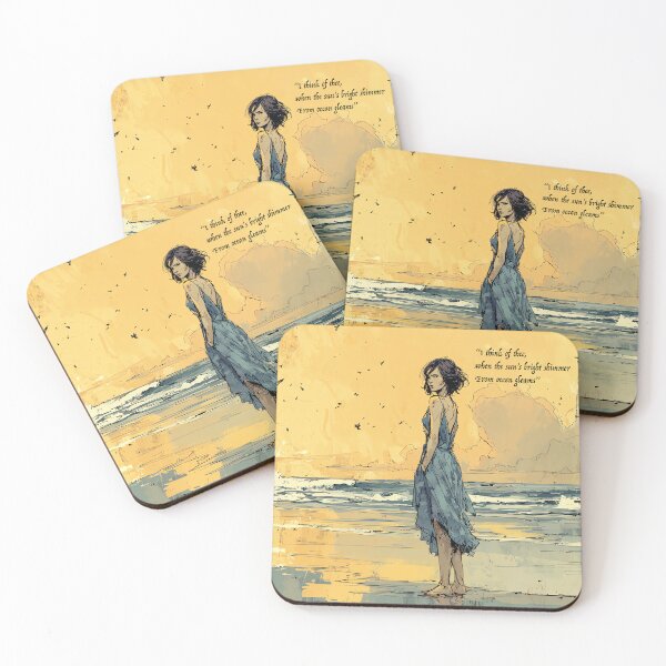 Item preview, I Think of Thee - Golden Shimmer of the Sea designed and sold by Banal25.
