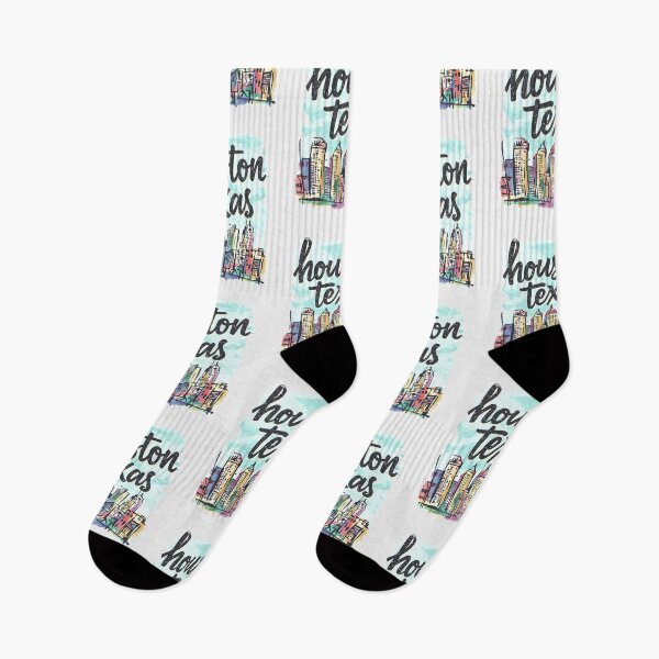 Item preview, Houston Texas Cool Artistic Minimalist Skyline Colorful City  designed and sold by HowToCanadian.